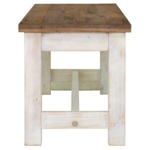 Borsgade Bench - White/Natural