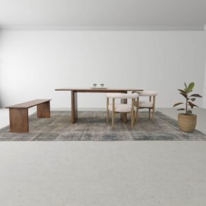 Tessin Dining Bench - Brown