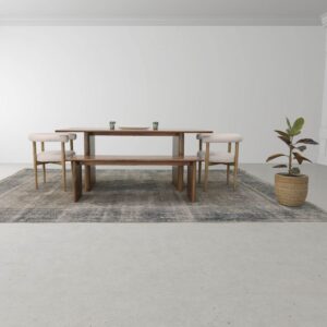 Tessin Dining Bench - Brown
