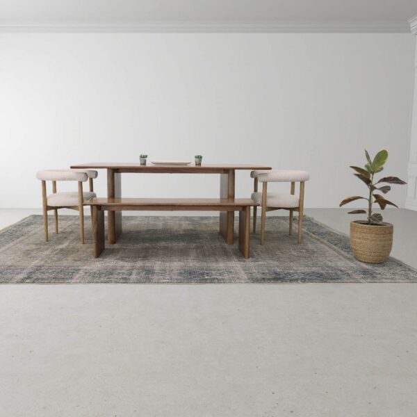 Tessin Dining Bench - Brown