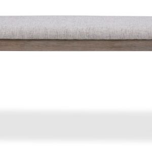 Milano Upholstered Dining Bench - Beige