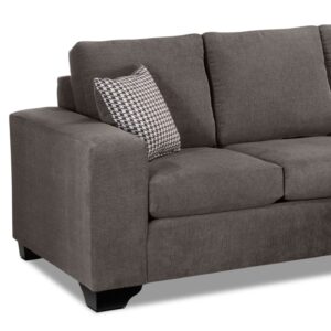 Fava Chaise Sofa - Grey